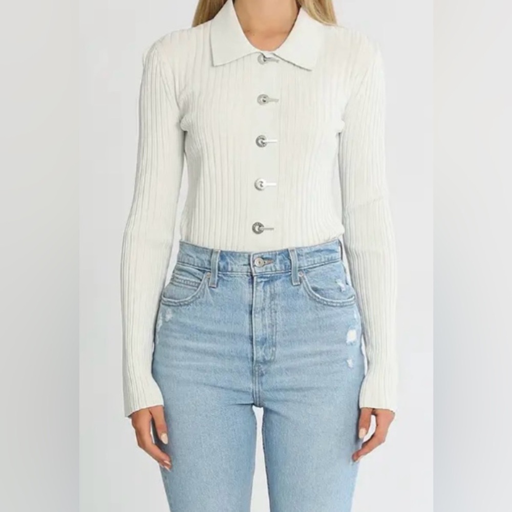 DION LEE Latch Hook Cardigan
